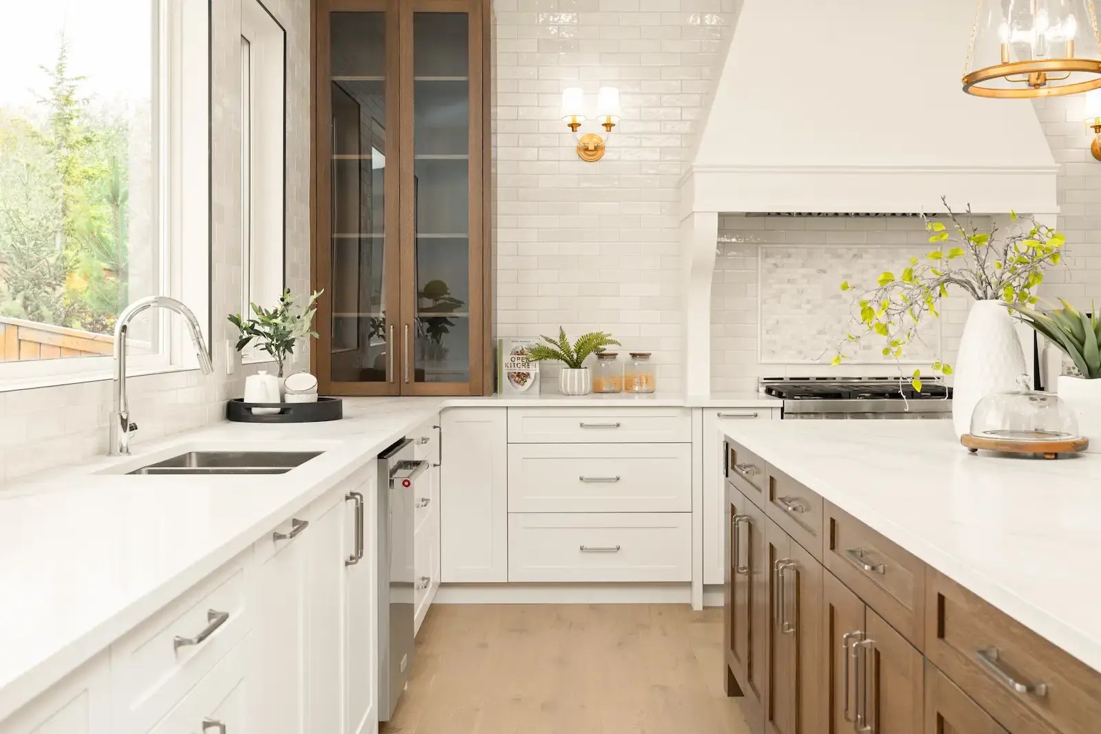 Luxury custom home exterior at twilight by Bright Custom Homes in Calgary